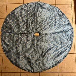 Martha Stewart blue rhinestone tree skirt